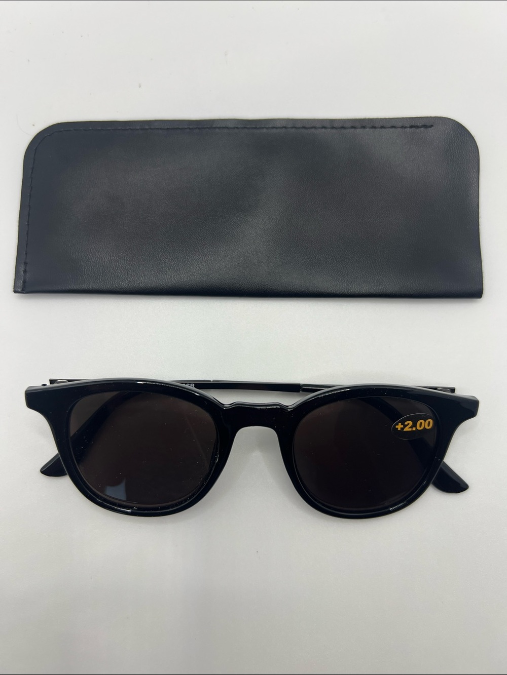 Classic Black Women's Reading Sunglasses +2.00 Lenses - NWOT - P11